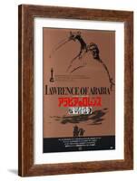 Lawrence of Arabia, Japanese Movie Poster, 1963-null-Framed Art Print