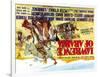 Lawrence of Arabia, UK Movie Poster, 1963-null-Framed Art Print