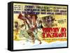 Lawrence of Arabia, UK Movie Poster, 1963-null-Framed Stretched Canvas