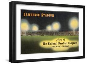 Lawrence Stadium, Wichita, Kansas-null-Framed Art Print