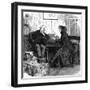 Lawyer and Client, 1881-null-Framed Art Print