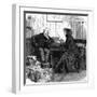 Lawyer and Client, 1881-null-Framed Art Print