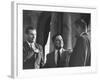 Lawyer Edward Bennett Williams W. Client James R. Hoffa at Rackets Committee Hearing-null-Framed Premium Photographic Print