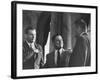 Lawyer Edward Bennett Williams W. Client James R. Hoffa at Rackets Committee Hearing-null-Framed Premium Photographic Print