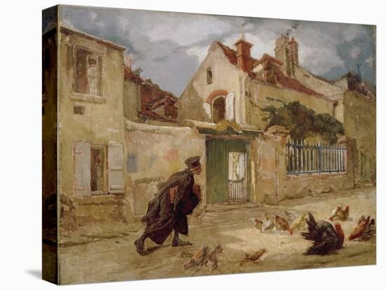 Lawyer Going to Court, 1859-60-Thomas Couture-Stretched Canvas