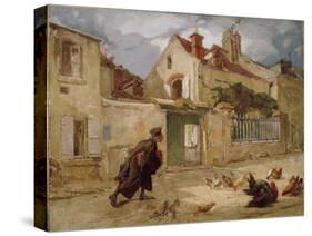 Lawyer Going to Court, 1859-60-Thomas Couture-Stretched Canvas