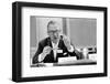 Lawyer Mr. Paul Porter Speaking at the Arden House Economic Conference, New York, NY, 1958-Walter Sanders-Framed Photographic Print