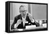 Lawyer Mr. Paul Porter Speaking at the Arden House Economic Conference, New York, NY, 1958-Walter Sanders-Framed Stretched Canvas