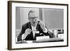 Lawyer Mr. Paul Porter Speaking at the Arden House Economic Conference, New York, NY, 1958-Walter Sanders-Framed Photographic Print