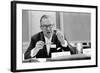 Lawyer Mr. Paul Porter Speaking at the Arden House Economic Conference, New York, NY, 1958-Walter Sanders-Framed Photographic Print