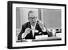 Lawyer Mr. Paul Porter Speaking at the Arden House Economic Conference, New York, NY, 1958-Walter Sanders-Framed Photographic Print