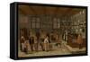 Lawyers Office-Pieter De Bloot-Framed Stretched Canvas