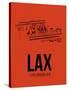 LAX Los Angeles Airport Orange-NaxArt-Stretched Canvas