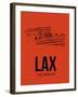 LAX Los Angeles Airport Orange-NaxArt-Framed Art Print