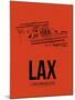 LAX Los Angeles Airport Orange-NaxArt-Mounted Art Print