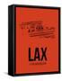 LAX Los Angeles Airport Orange-NaxArt-Framed Stretched Canvas