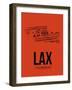 LAX Los Angeles Airport Orange-NaxArt-Framed Art Print