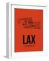 LAX Los Angeles Airport Orange-NaxArt-Framed Art Print