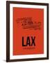 LAX Los Angeles Airport Orange-NaxArt-Framed Art Print