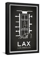 LAX Los Angeles Airport-null-Framed Poster