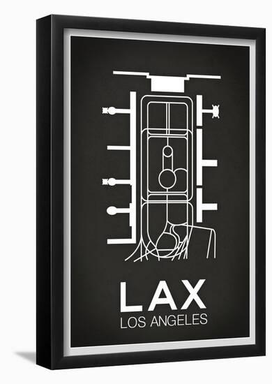 LAX Los Angeles Airport-null-Framed Poster