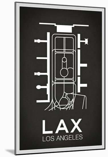 LAX Los Angeles Airport-null-Mounted Poster