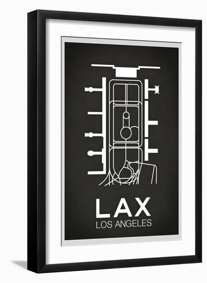 LAX Los Angeles Airport-null-Framed Art Print