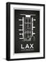 LAX Los Angeles Airport-null-Framed Art Print