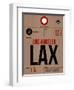 LAX Los Angeles Luggage Tag 1-NaxArt-Framed Premium Giclee Print