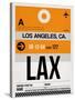 LAX Los Angeles Luggage Tag 2-NaxArt-Stretched Canvas