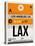 LAX Los Angeles Luggage Tag 2-NaxArt-Stretched Canvas