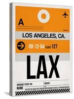 LAX Los Angeles Luggage Tag 2-NaxArt-Stretched Canvas