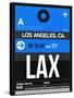 LAX Los Angeles Luggage Tag 3-NaxArt-Stretched Canvas