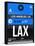 LAX Los Angeles Luggage Tag 3-NaxArt-Stretched Canvas