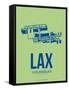 Lax Los Angeles Poster 1-NaxArt-Framed Stretched Canvas