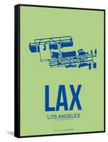 Lax Los Angeles Poster 1-NaxArt-Framed Stretched Canvas
