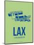 Lax Los Angeles Poster 1-NaxArt-Mounted Art Print