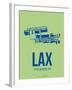 Lax Los Angeles Poster 1-NaxArt-Framed Art Print