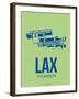 Lax Los Angeles Poster 1-NaxArt-Framed Art Print