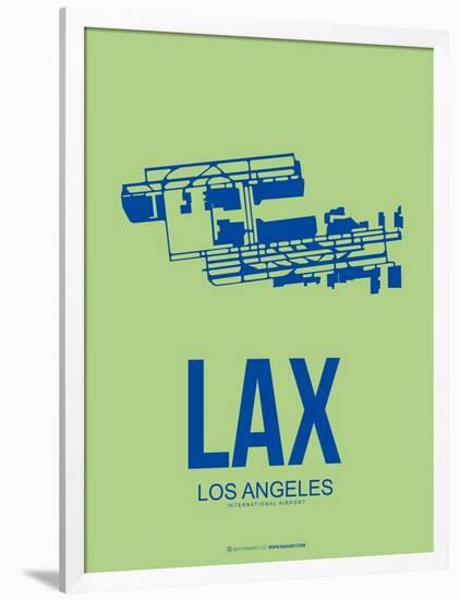 Lax Los Angeles Poster 1-NaxArt-Framed Art Print