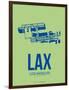 Lax Los Angeles Poster 1-NaxArt-Framed Art Print