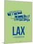 Lax Los Angeles Poster 1-NaxArt-Mounted Art Print