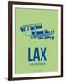 Lax Los Angeles Poster 1-NaxArt-Framed Art Print