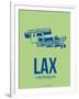 Lax Los Angeles Poster 1-NaxArt-Framed Art Print