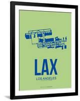 Lax Los Angeles Poster 1-NaxArt-Framed Art Print