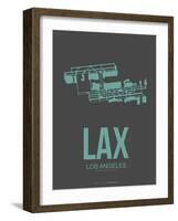 Lax Los Angeles Poster 2-NaxArt-Framed Art Print