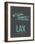 Lax Los Angeles Poster 2-NaxArt-Framed Art Print