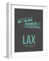 Lax Los Angeles Poster 2-NaxArt-Framed Art Print
