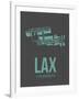 Lax Los Angeles Poster 2-NaxArt-Framed Art Print