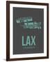 Lax Los Angeles Poster 2-NaxArt-Framed Art Print